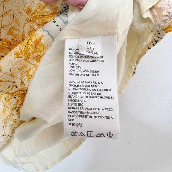 NEW Urban Outfitters By The Sea World Map Y2K Women’s Mini Slip Dress Sz S - Picture 8 of 14